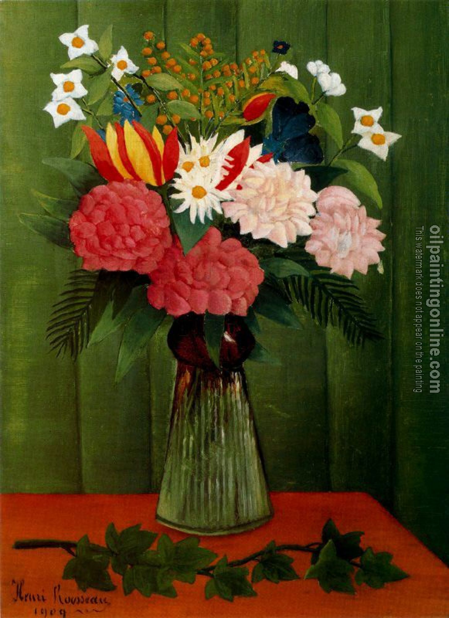 Henri Rousseau - Flowers in a Vase